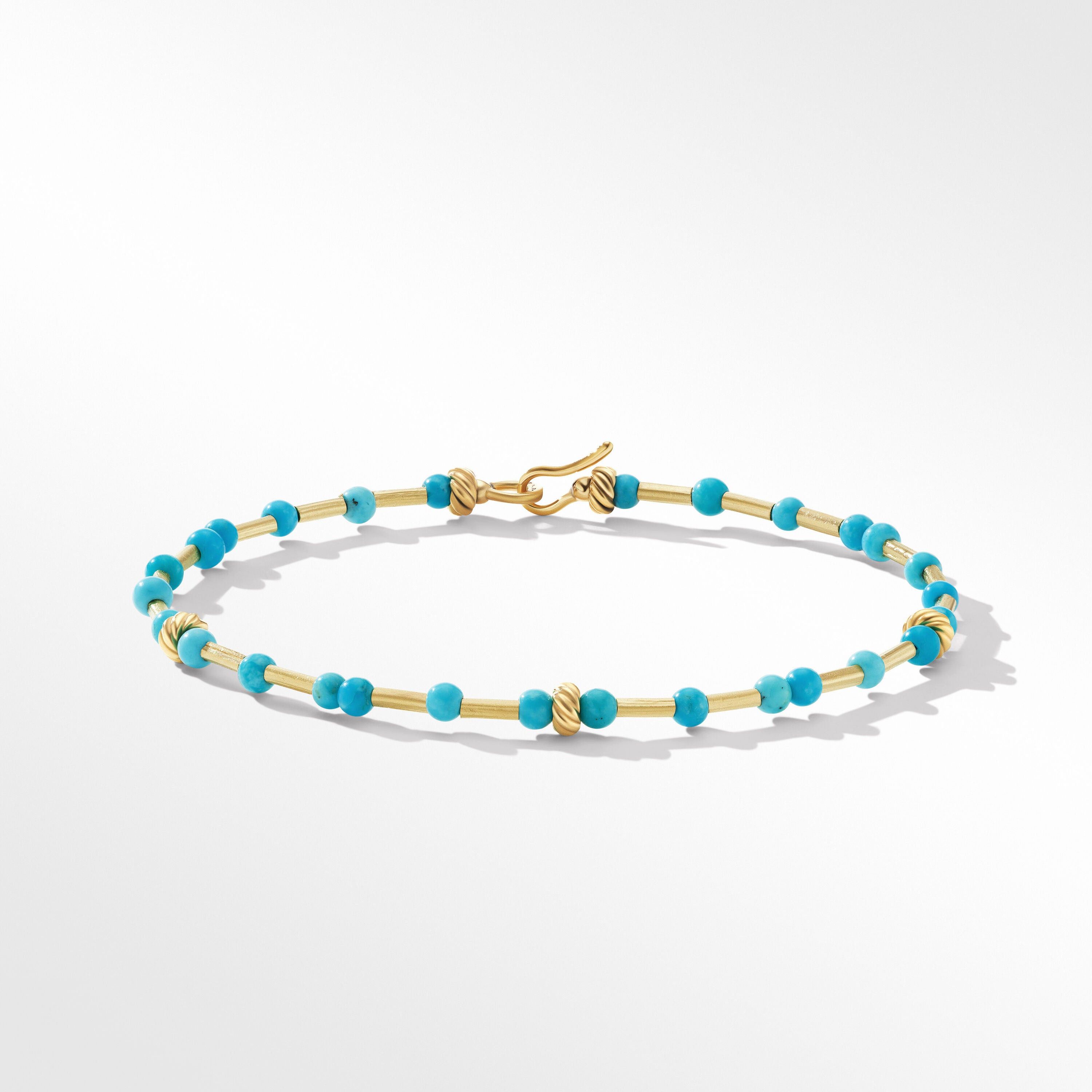 David Yurman oc11z1025 B17003 Fine Bead Flex Bracelet In 18k in Golden Size ONE SIZE - 1 Thumbnail