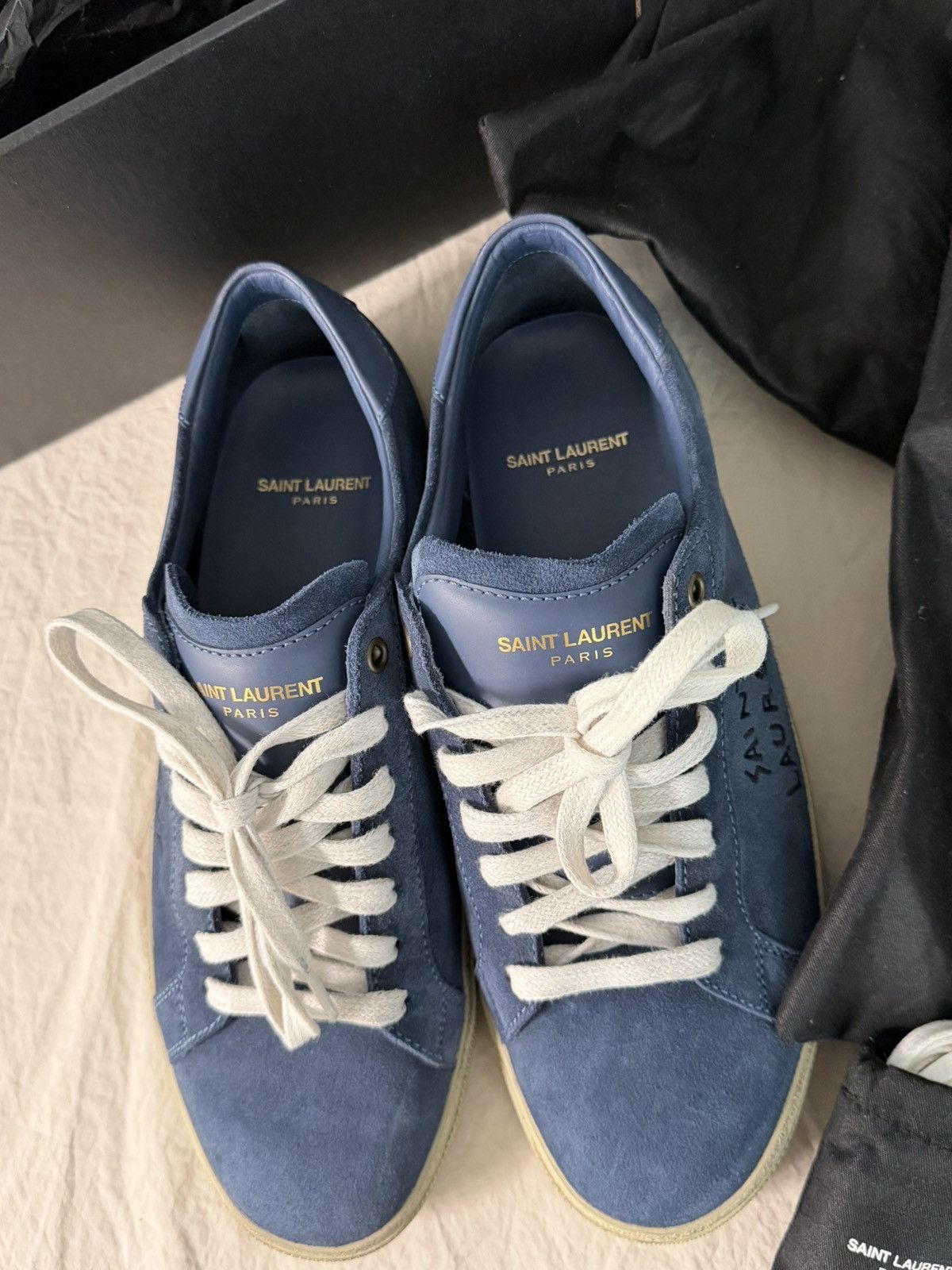 Saint Laurent Paris Saint Laurent DENIM/DENI U SNEAKERS Size US 8.5 / EU 41-42 - 17 Thumbnail
