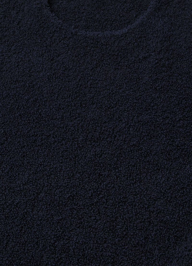 Loro Piana o1srvl11e0526 FAO9740 Pella Midi Dress in Navy Blue Size S / US 4 / IT 40 - 7 Thumbnail
