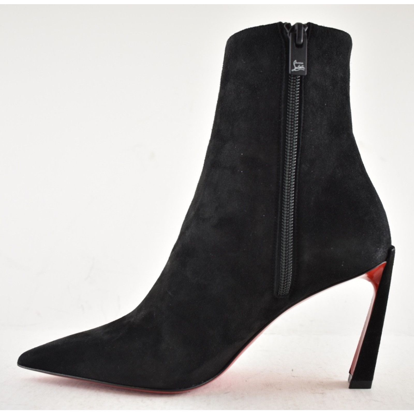 Christian Louboutin Christian Louboutin Condora Booty 85 Black Suede Ptd Toe 35 Size US 4 / IT 34 - 10 Thumbnail