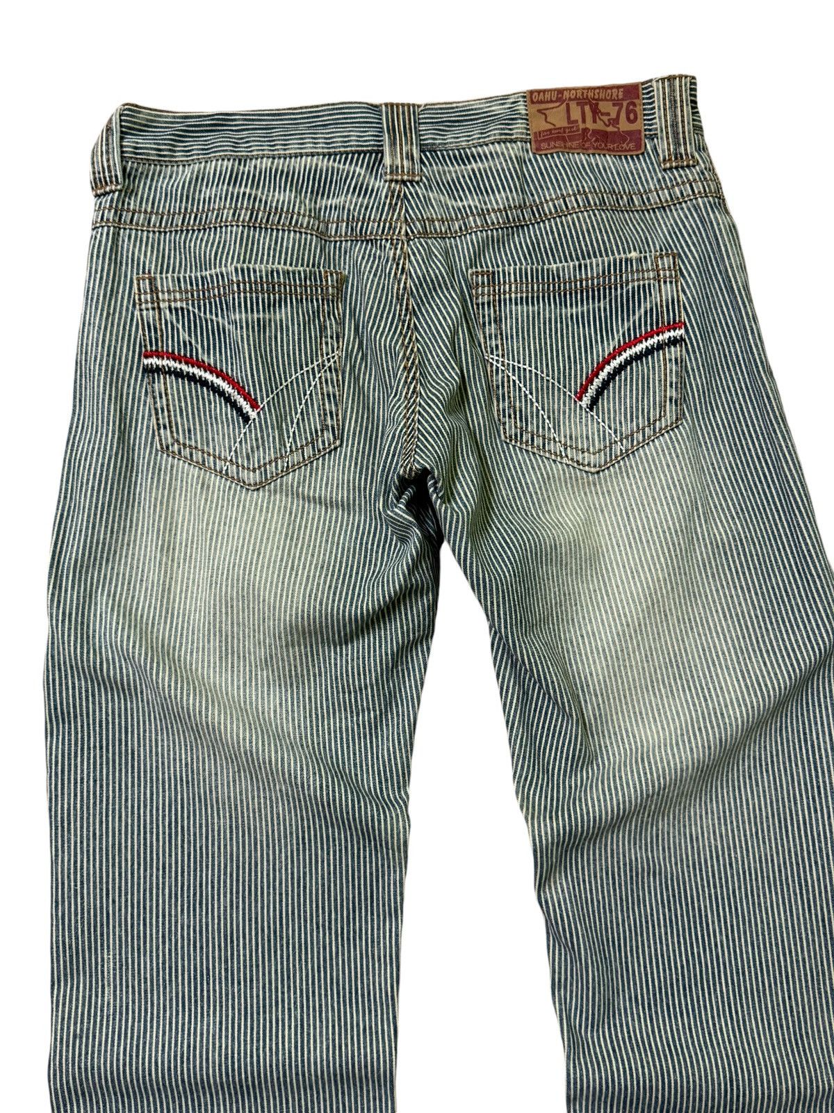 Hysteric Glamour × Japanese Brand LOVE SUNSET BEACH HICKORY STRIPED DENIM Size US 33 - 10 Thumbnail