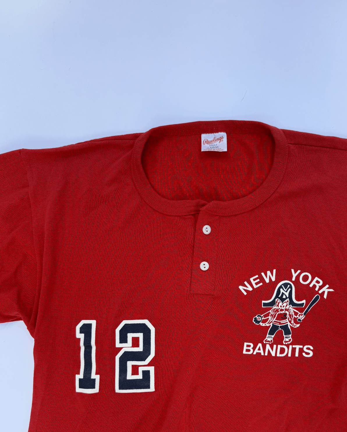 Vintage Vintage Rawlings New York Bandits Baseball Shirt Size US L / EU 52-54 / 3 - 5 Thumbnail