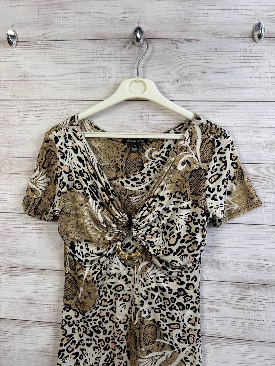 Roberto Cavalli Roberto Cavalli Vintage Dress Leopard Style Hype Size M / US 6-8 / IT 42-44 - 2 Thumbnail
