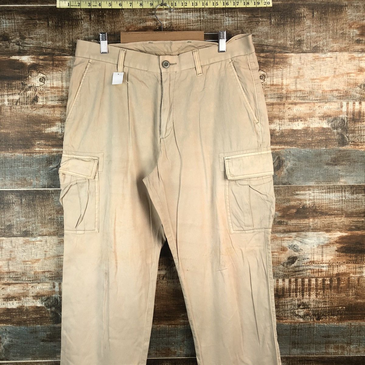 Other DL Uniqlo Brown Cargo Mutlipocket Pants #C711 Size US 34 / EU 50 - 2 Thumbnail