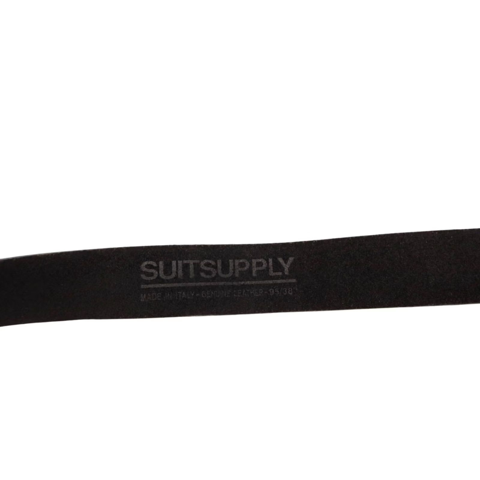 Suitsupply SUITSUPPLY Belt Mens 95 / 38 Brown Genuine Suede Leather Round Buckle Size ONE SIZE - 7 Thumbnail