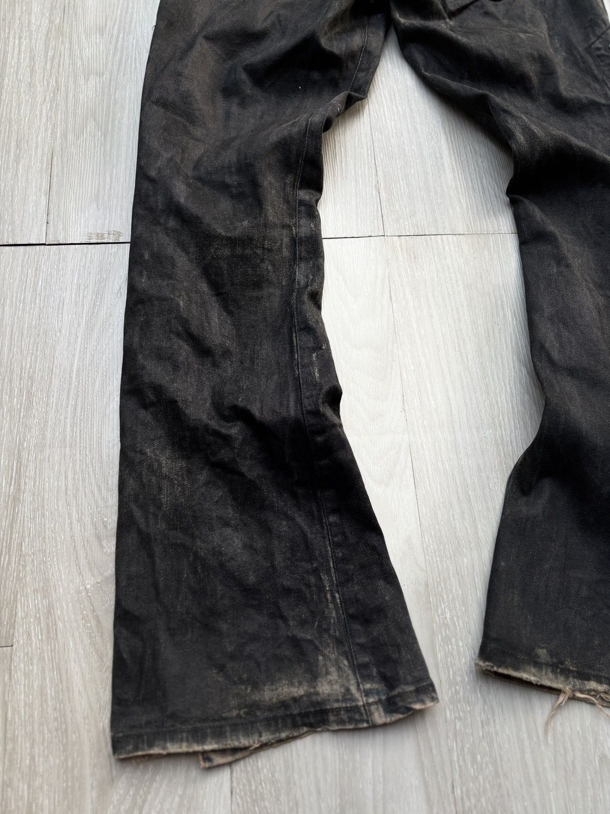 Japanese Brand VERTGARMENTS lace up flare jeans Size US 28 / EU 44 - 9 Thumbnail
