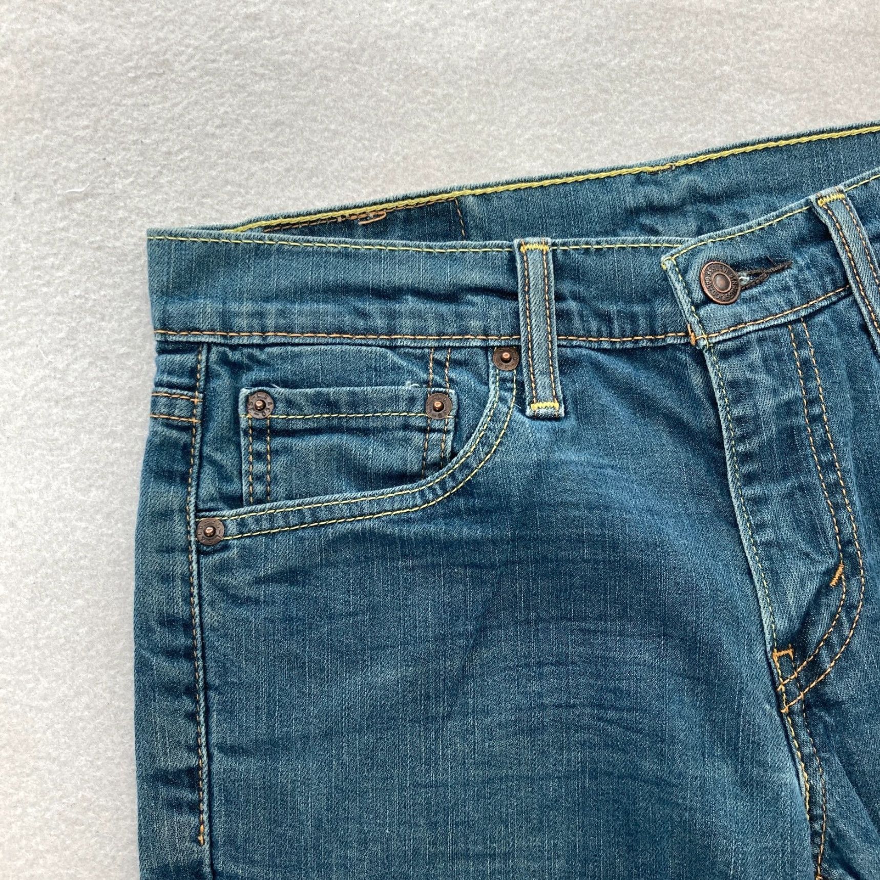 Levi's Levi's 511 Jeans Mens 29x30 Slim Straight Leg Blue Stretch Denim Mid Rise Casual Size US 29 - 3 Thumbnail