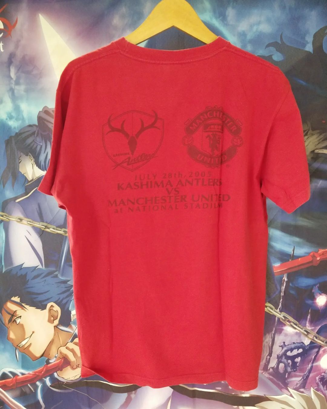 Japanese Brand × Vintage Vintage Manchester United vs Kashima Antlers Promo Tees Size US L / EU 52-54 / 3 - 3 Thumbnail