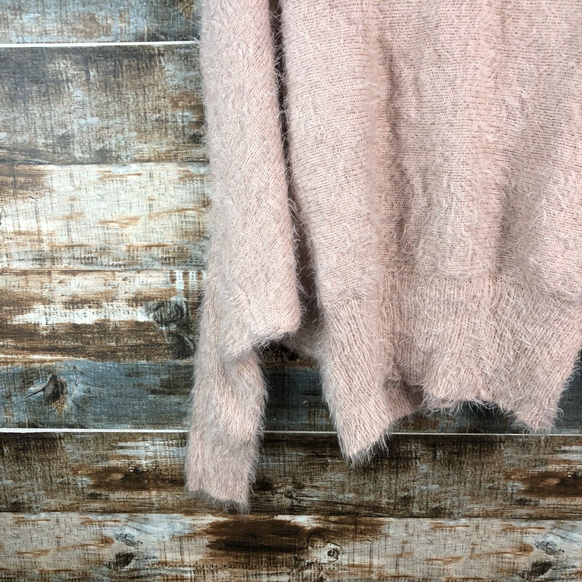 Homespun Knitwear DLL N’or Pink Mohair shaggy fur Knitwear #C420 Size XL / US 12-14 / IT 48-50 - 15 Thumbnail