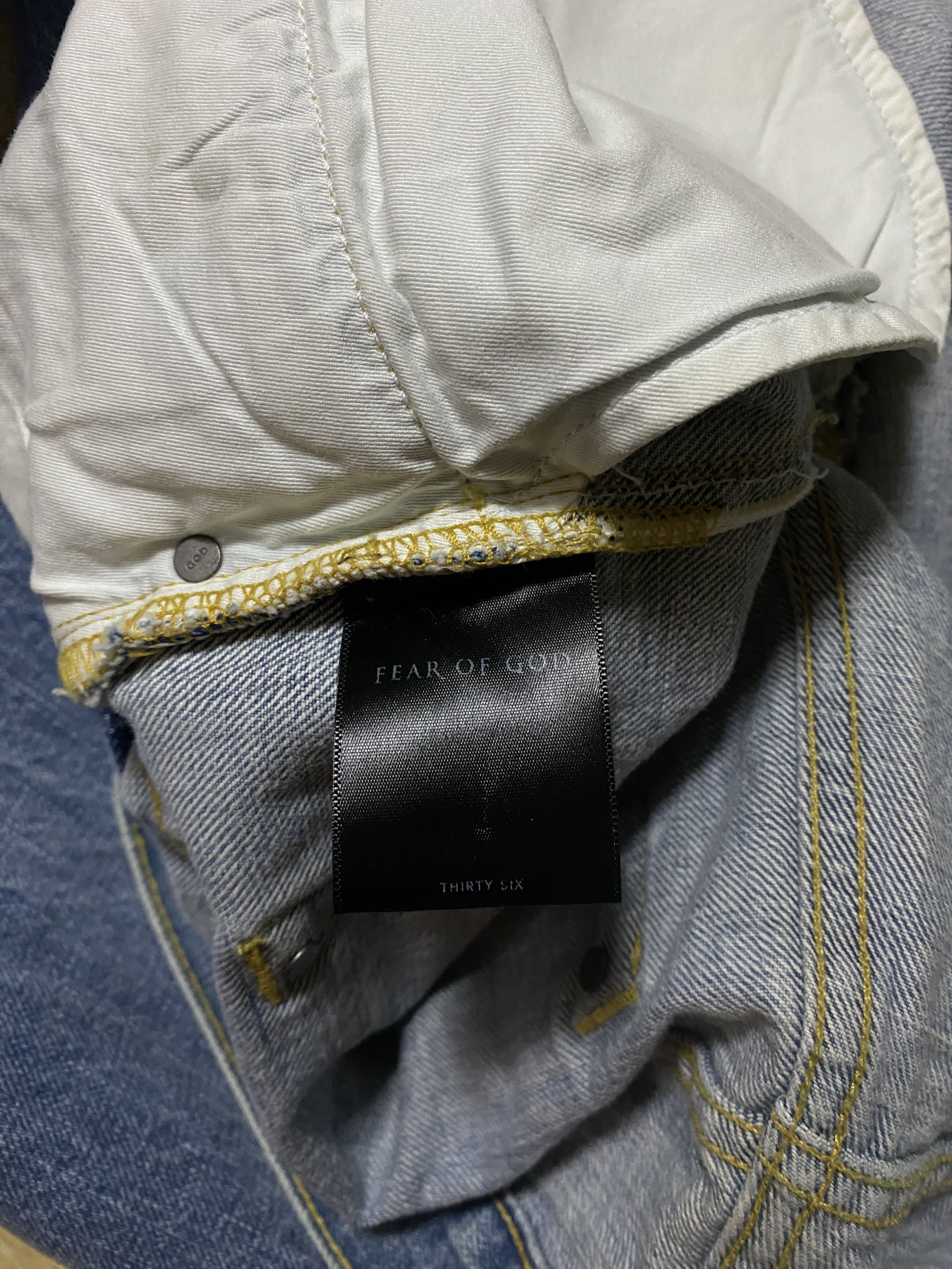 Fear of God 4Th Destroyed denim Size US 34 / EU 50 - 8 Thumbnail