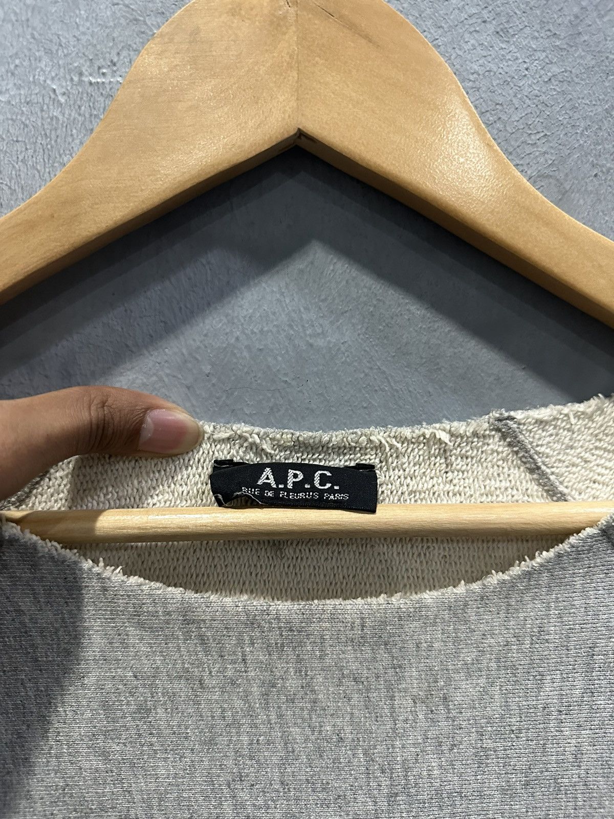 A.P.C. × Designer A.P.C Sweatshirt Size S / US 4 / IT 40 - 3 Thumbnail