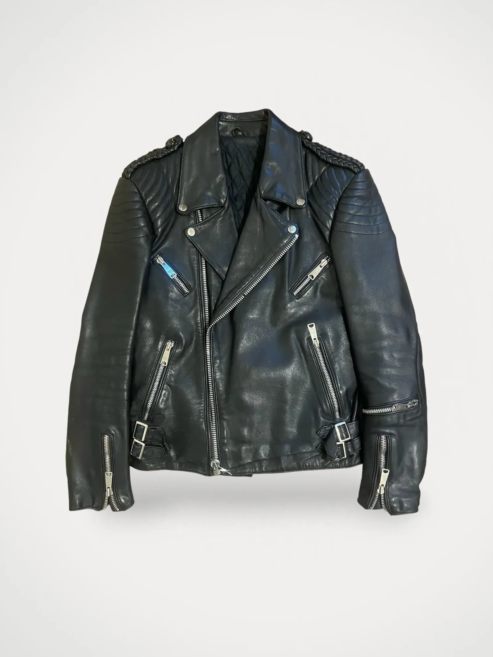 Vintage Vintage Leather Jacket Size US M / EU 48-50 / 2 - 1 Thumbnail