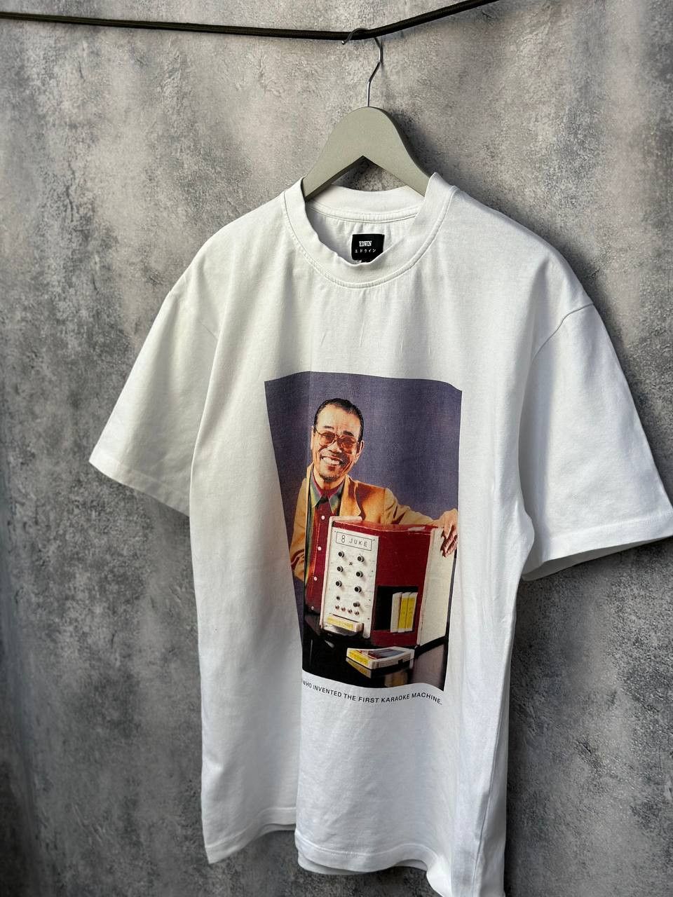 Edwin Edwin Daisuke White T-Shirt Tee LALALA Size US S / EU 44-46 / 1 - 3 Thumbnail