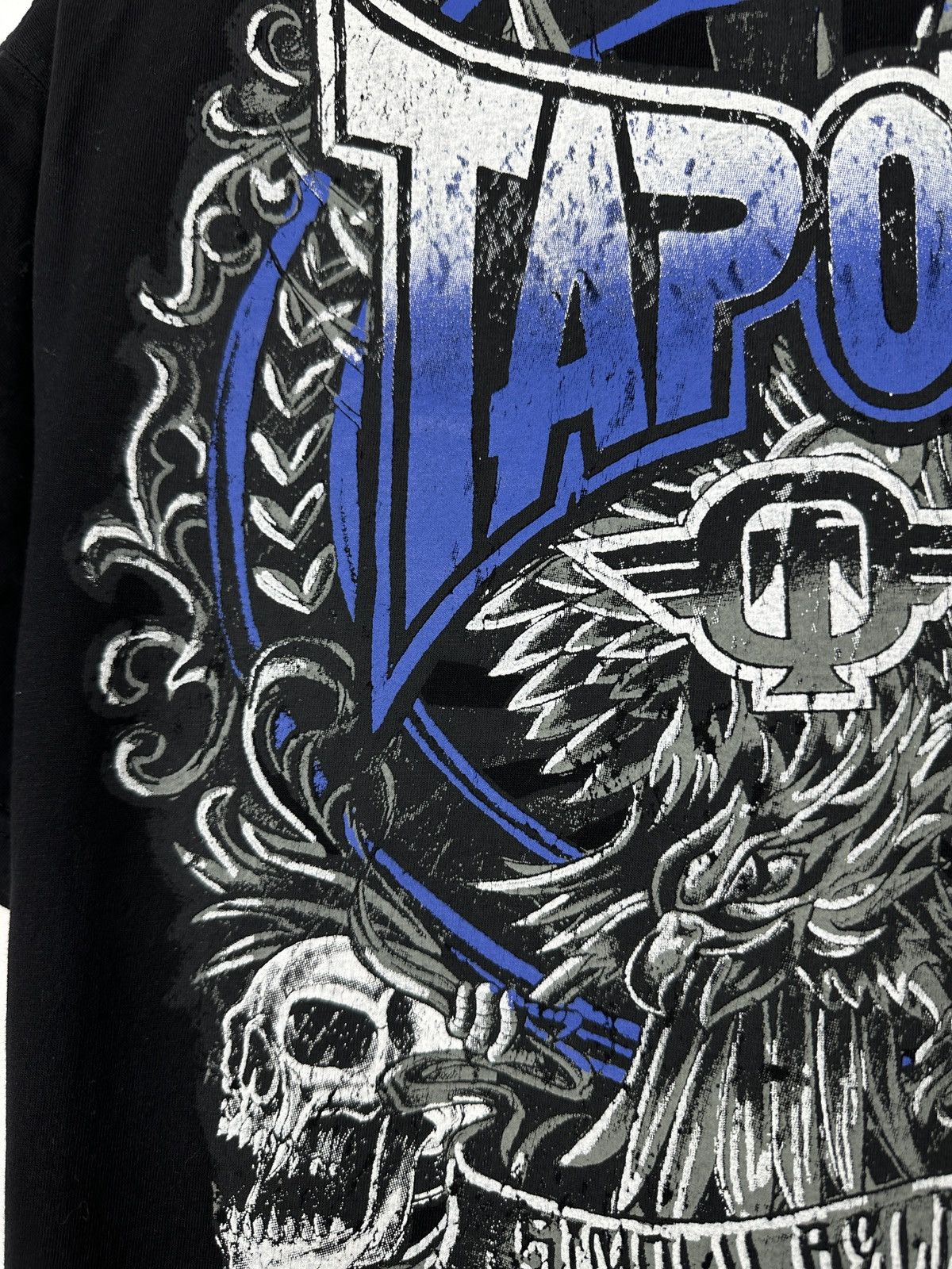 Tapout Tapout All Over Print Skull Wings Cross T Shirt Tee Size US M / EU 48-50 / 2 - 13 Thumbnail