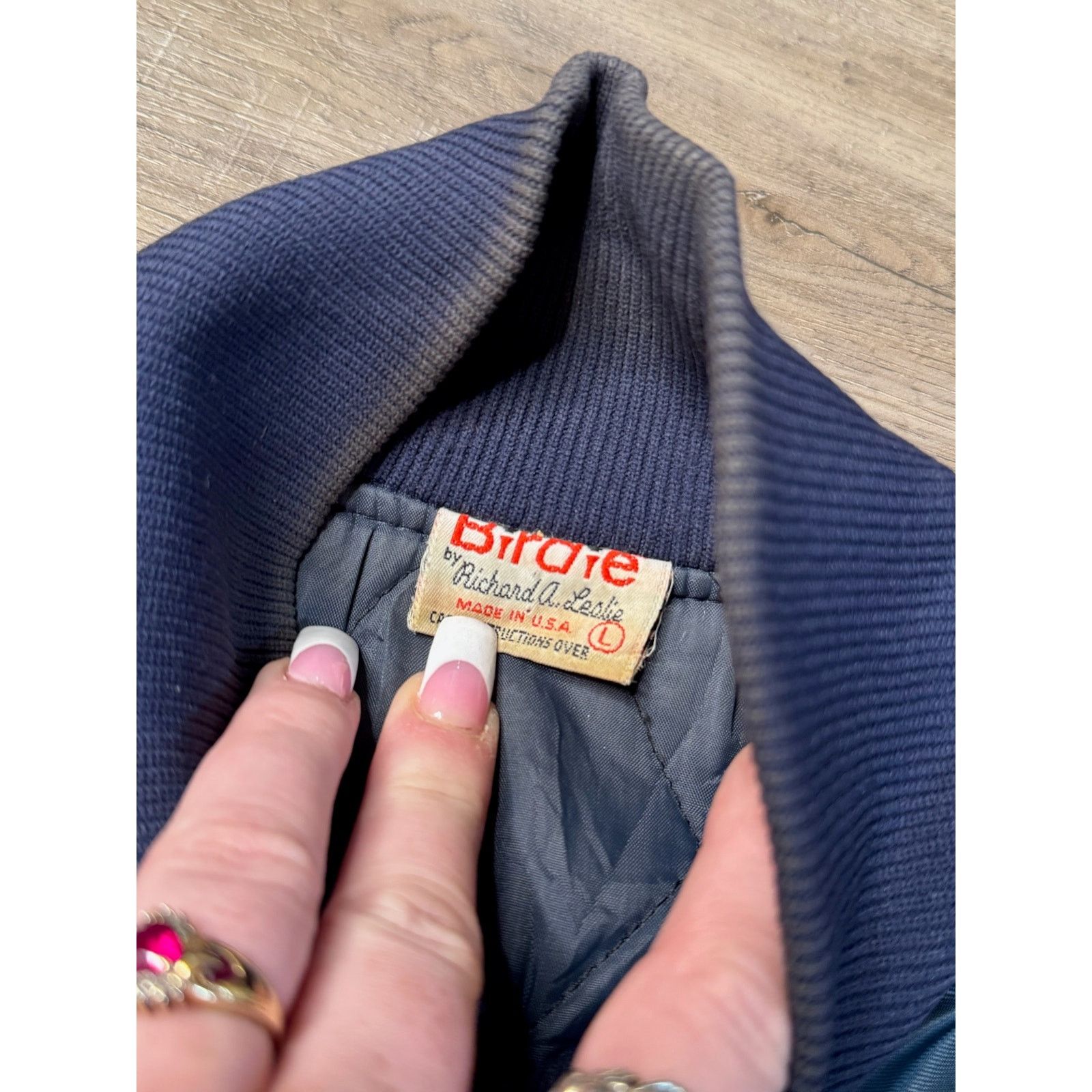 Vintage Vintage Birdie Gibraltar Van Lines Insulated Satin Jacket Size US XL / EU 56 / 4 - 5 Thumbnail