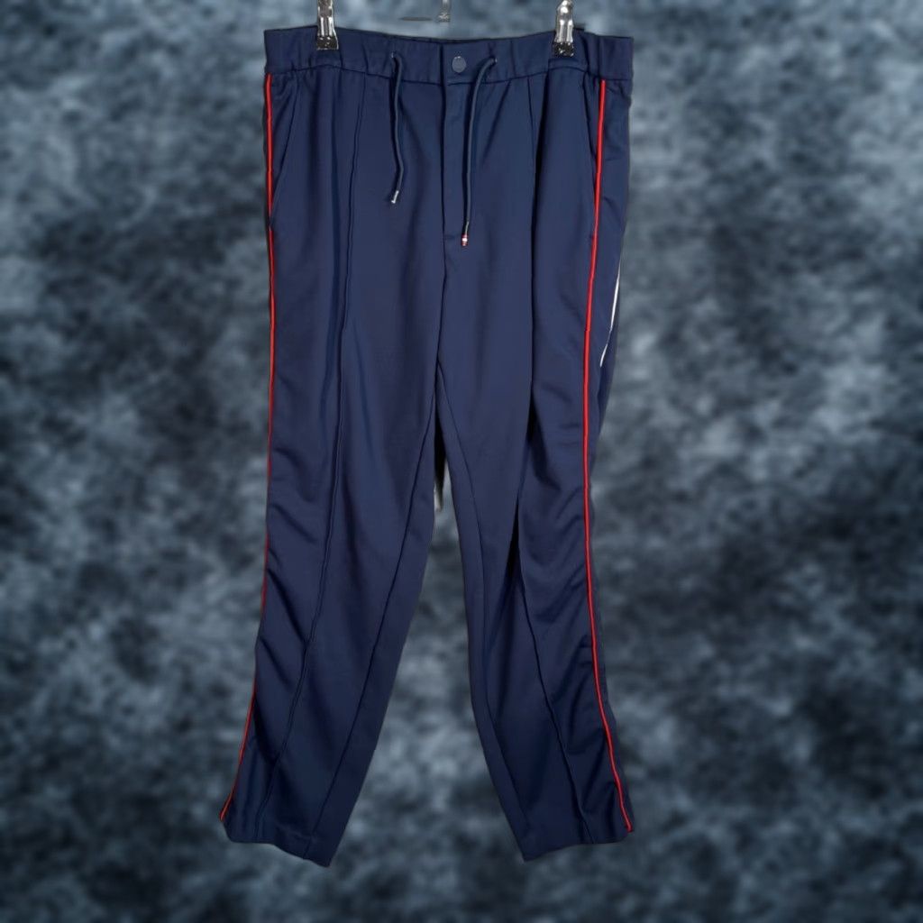 Kith Kith x Wilson Mens Track Pants Navy Blue Drawstring M Regular Size US 31 - 1 Thumbnail