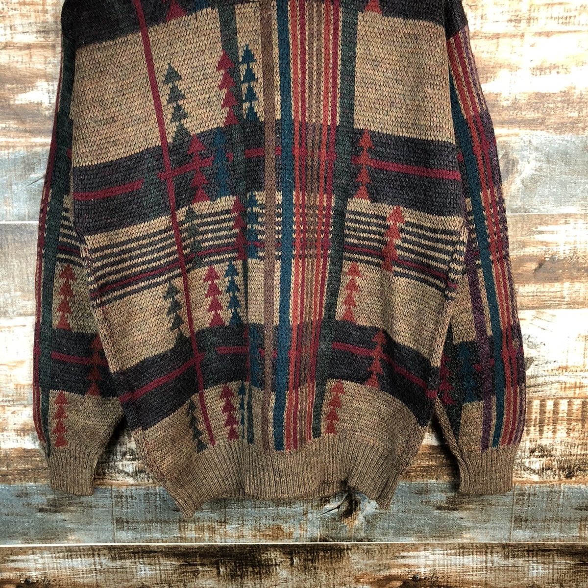Vintage Lakeland canada vintage art Brown Knitwear sweatshirt #A1267 Size US M / EU 48-50 / 2 - 6 Thumbnail