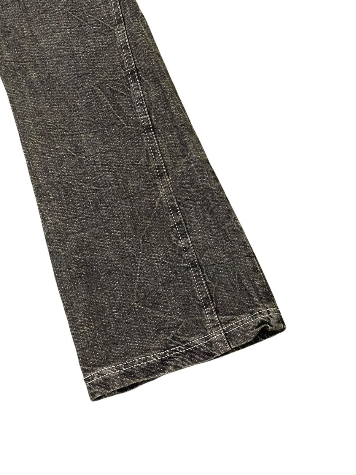 Japanese Brand Flare Jeans Shinehill Faded Distress Low Rise Boot Cut 1🟦4 Size US 30 / EU 46 - 14 Thumbnail