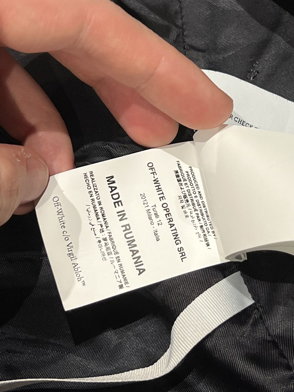 Off-White Off white (clean logo) leather jacket Size US L / EU 52-54 / 3 - 17 Thumbnail