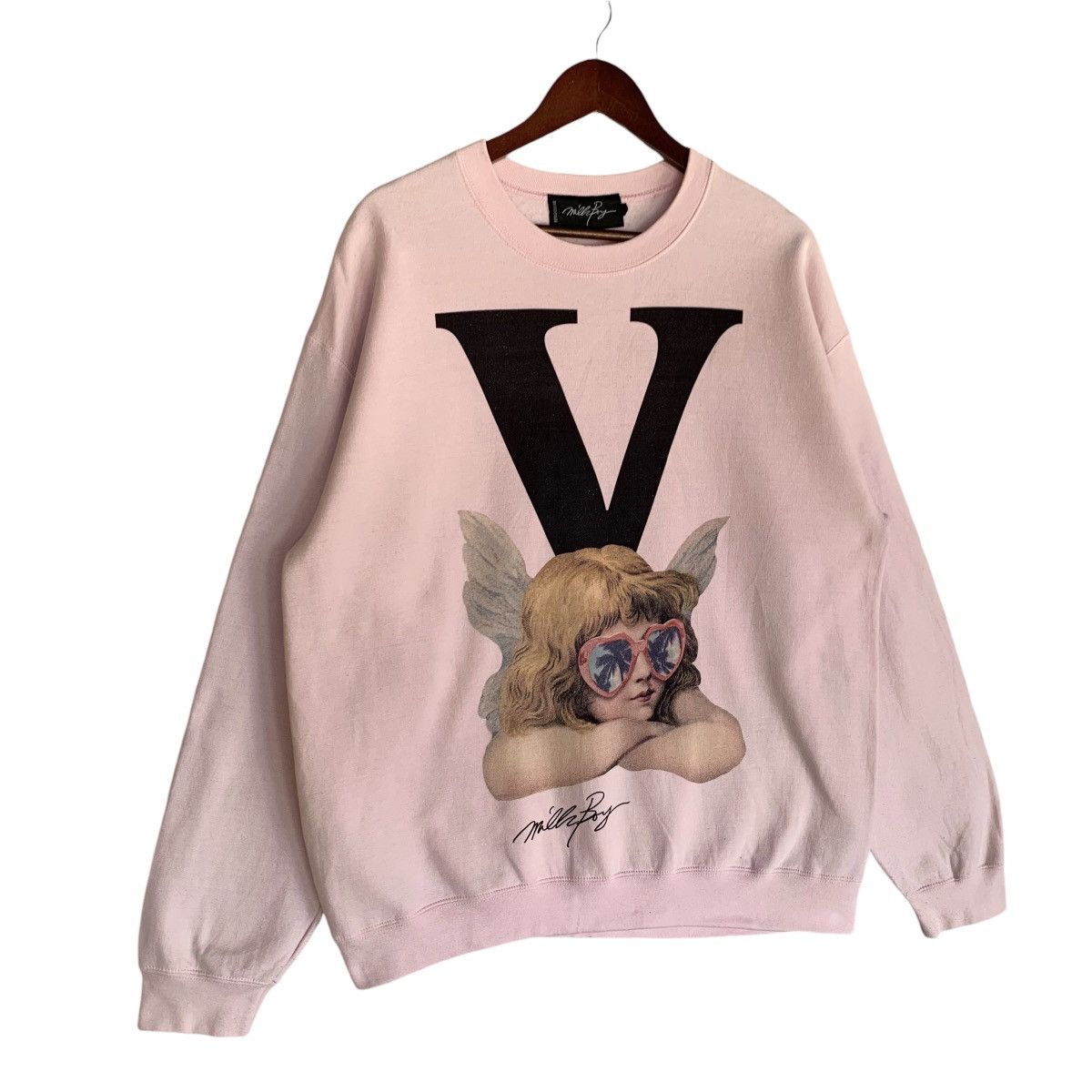 Japanese Brand Vintage Milk Boy Valentine’s Day Sucks Sweatshirt Size L Size US L / EU 52-54 / 3 - 6 Thumbnail