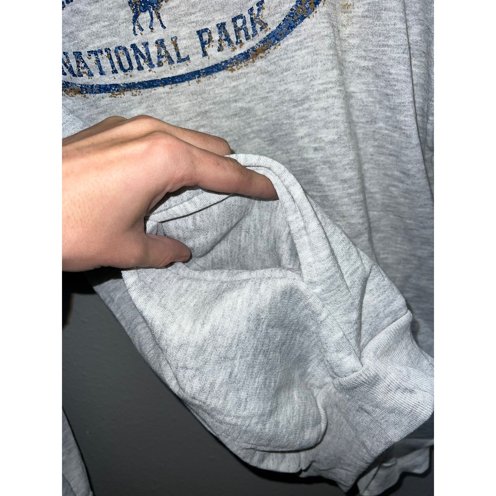 Vintage Vintage Grand Teton Hoodie Sweatshirt National Park Gray 90s Size US L / EU 52-54 / 3 - 6 Thumbnail