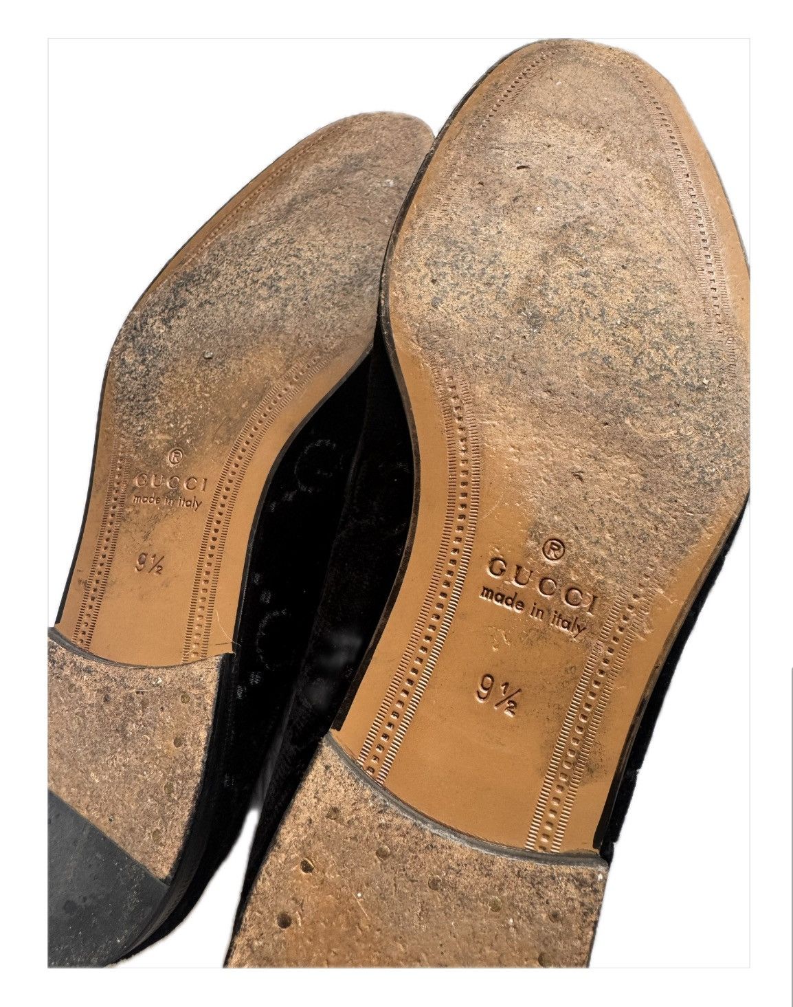 Gucci Gucci Jordaan GG Velvet Loafer - Black Size US 9.5 / EU 42-43 - 7 Thumbnail