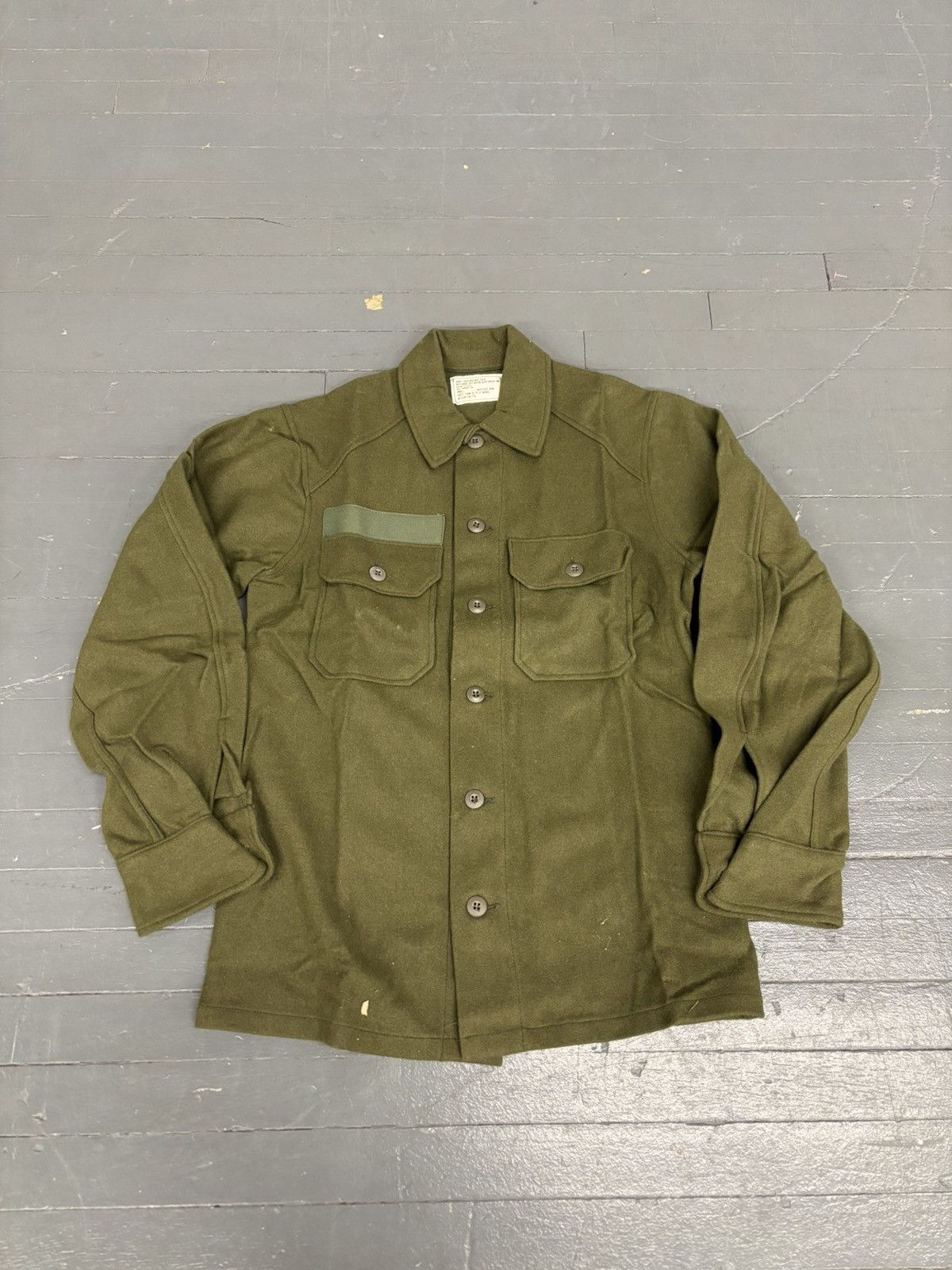 Vintage Vintage 70s military wool jacket Size US S / EU 44-46 / 1 - 1 Thumbnail