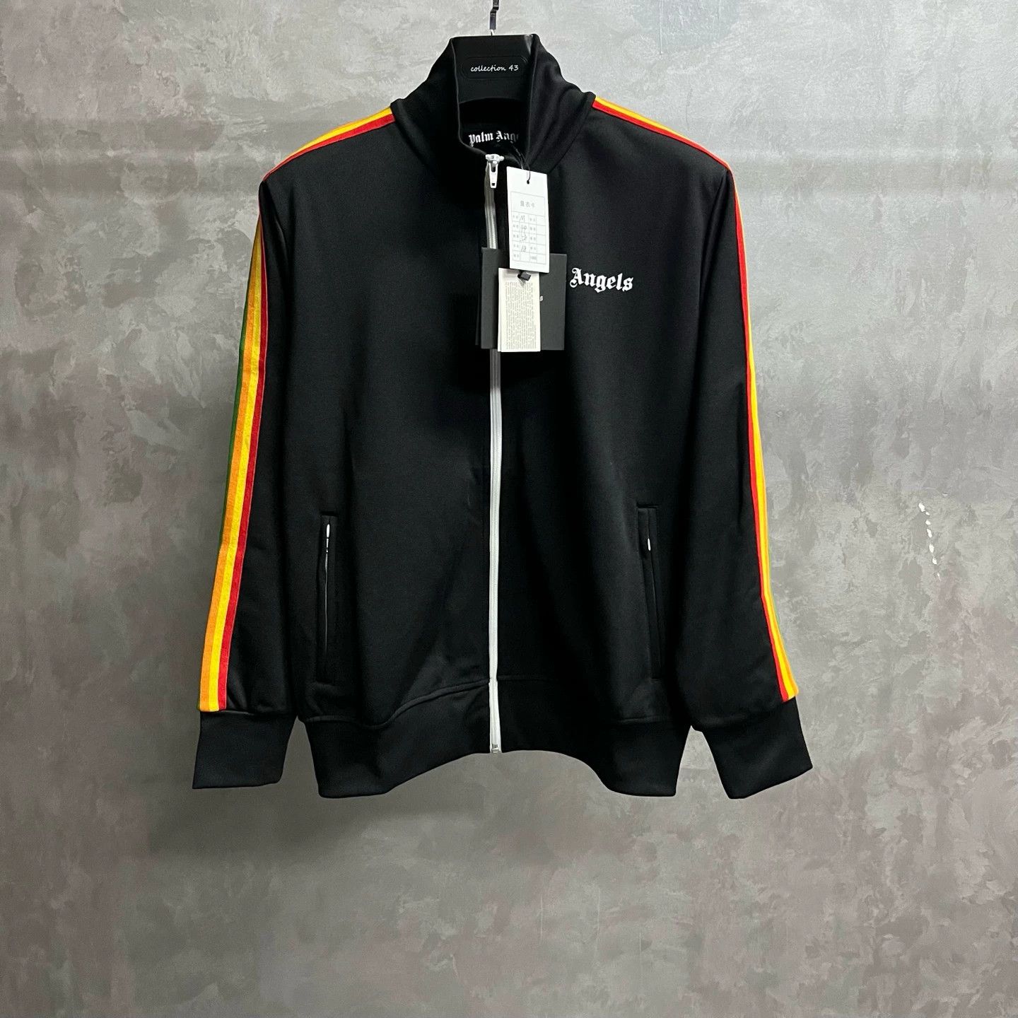 Palm Angels Palm Angels Black Rainbow Track Jacket | Grailed