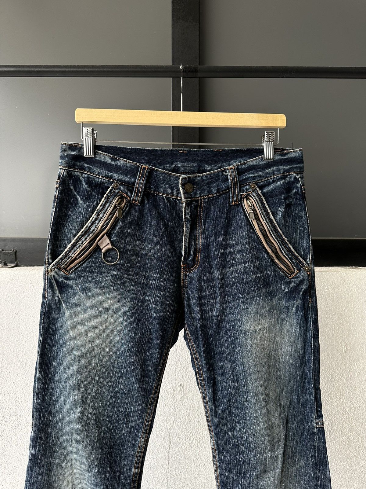 PPFM 2007 PPFM distressed hybrid denim archive Size US 33 - 14 Thumbnail