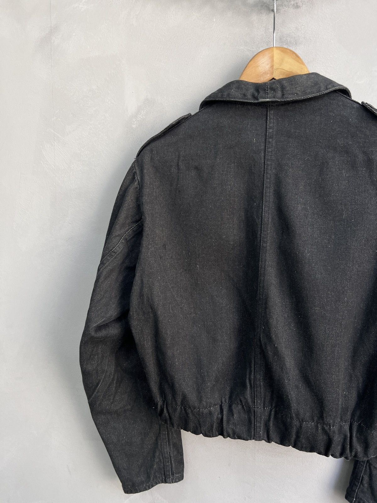 Le Laboureur Rare japanese cropped military army le leboureur riri zip Size US M / EU 48-50 / 2 - 9 Thumbnail
