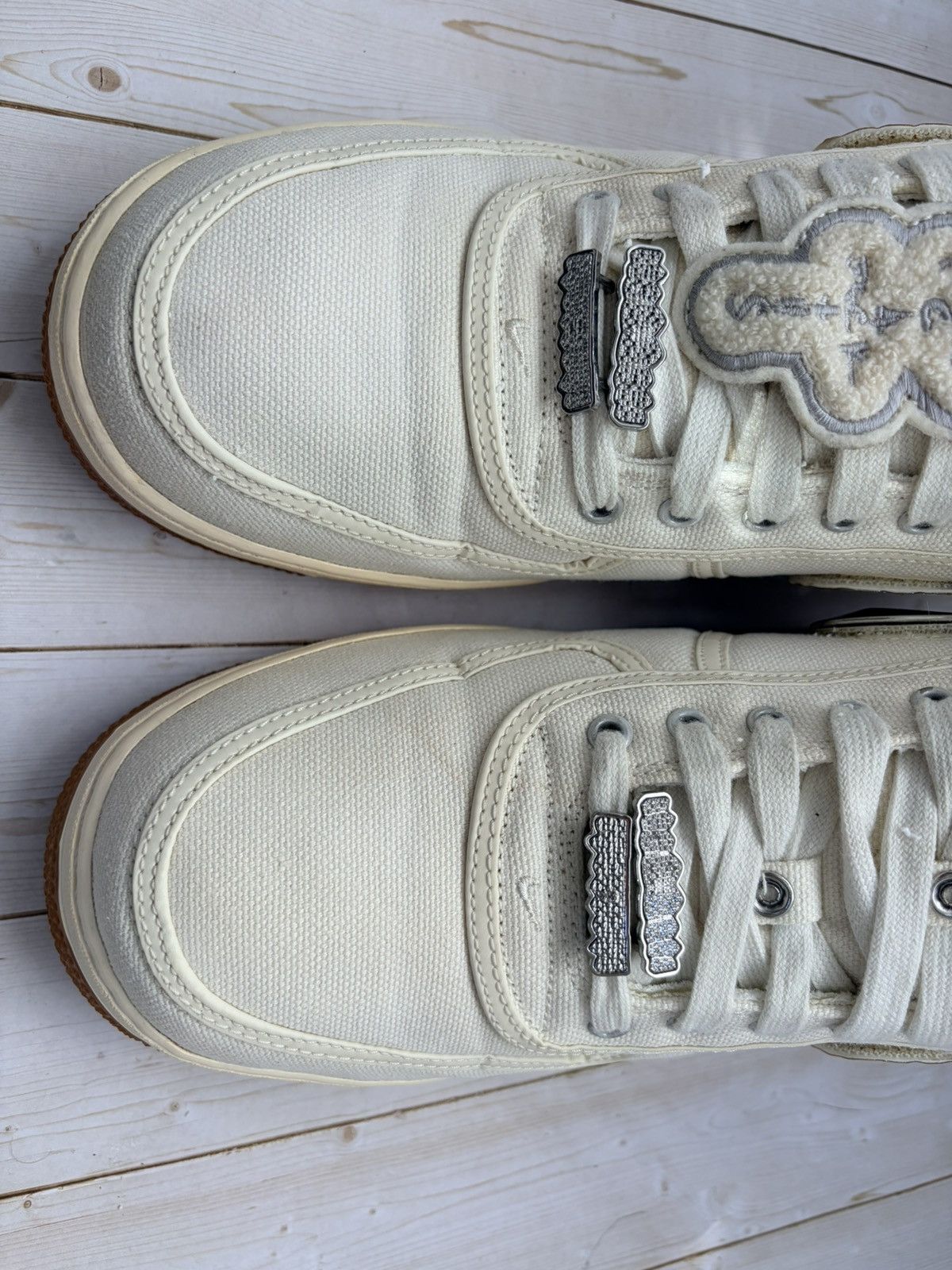 Nike × Travis Scott Nike Air Force 1 Travis Scott Sail Size 11.5 Size US 11.5 / EU 44-45 - 4 Thumbnail