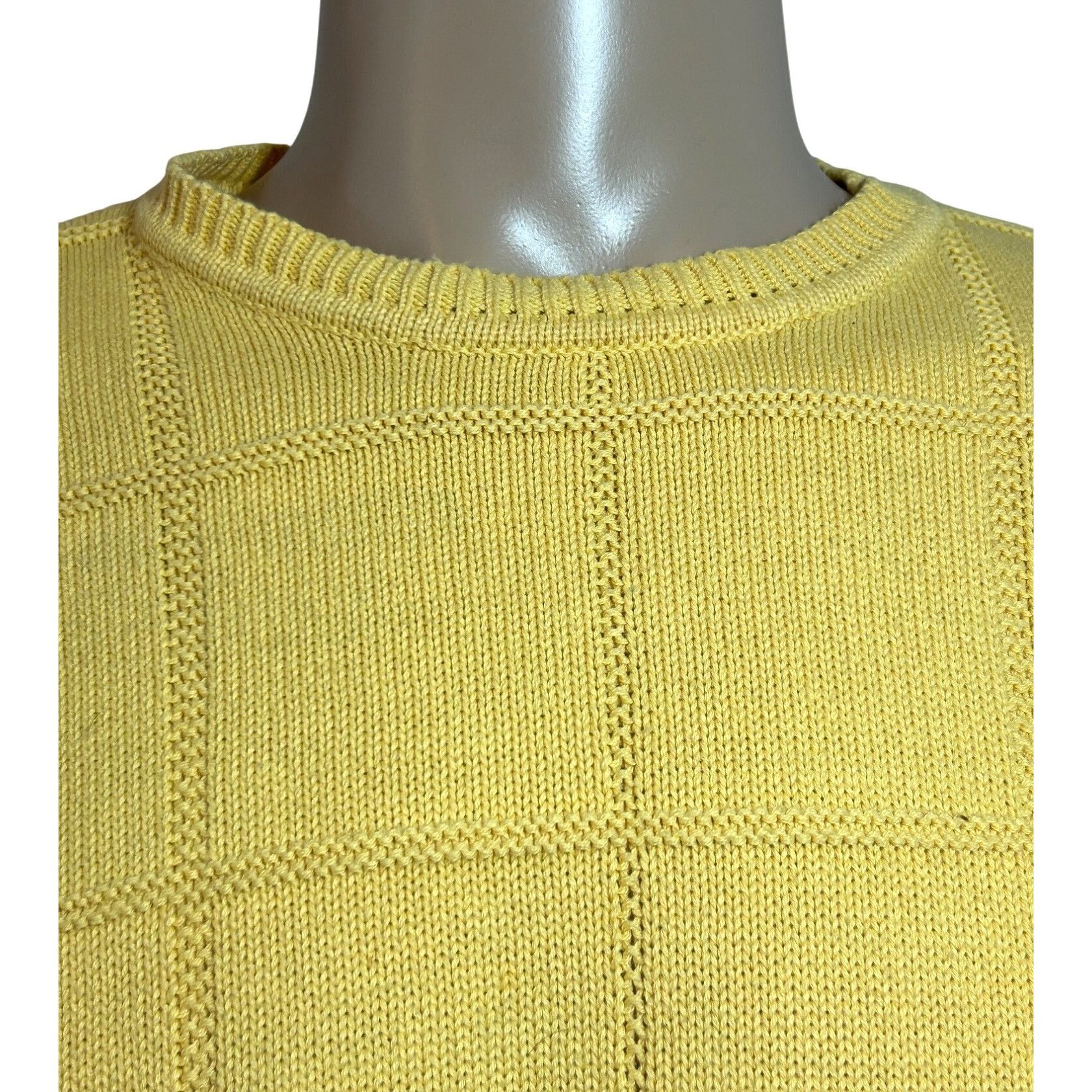 Izod Izod Men’s Sweater M Yellow Vintage Long Sleeve Crewneck Pul Size US M / EU 48-50 / 2 - 9 Thumbnail