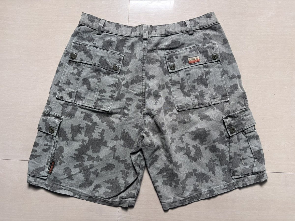 Stussy Vintage short pants Stussy Camo Size US 34 / EU 50 - 2 Thumbnail