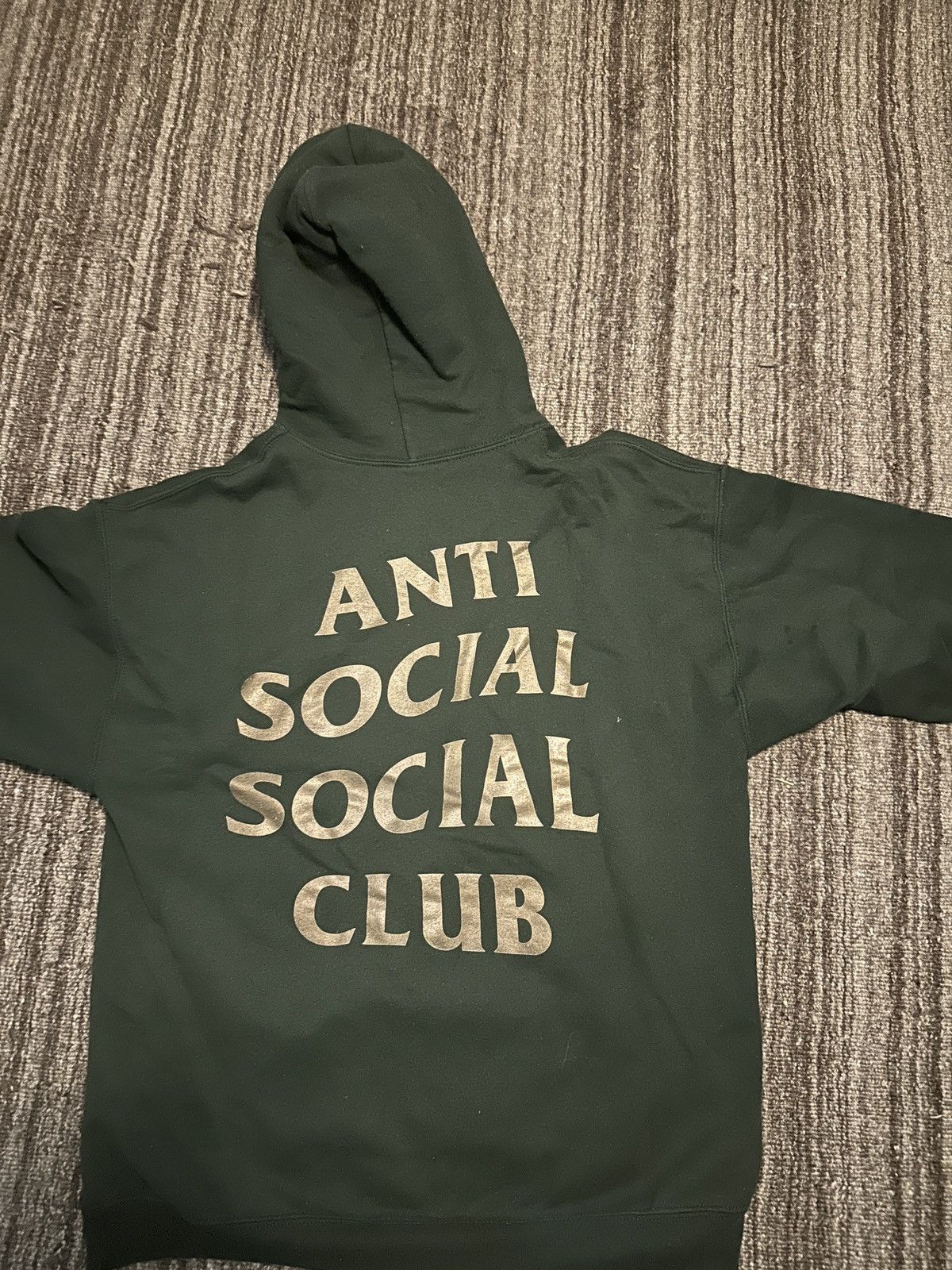 Anti Social Social Club FW16 “Redeemer” Green/Gold Hoodie