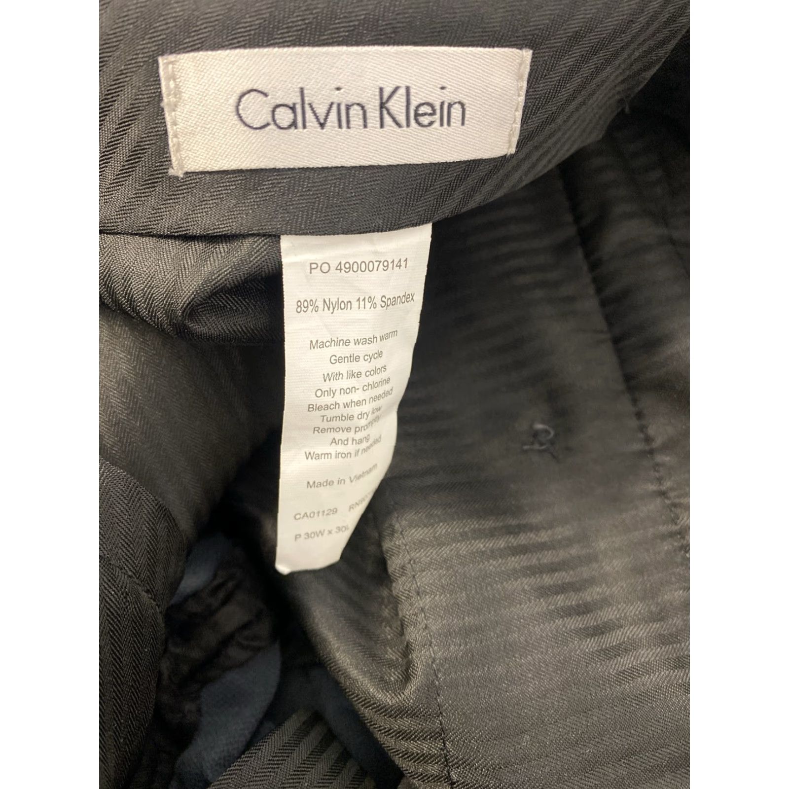 Calvin Klein Calvin Klein Golf Mens 30x30 Slim Straight Leg Pants Gray /114-44 Size US 30 / EU 46 - 8 Thumbnail