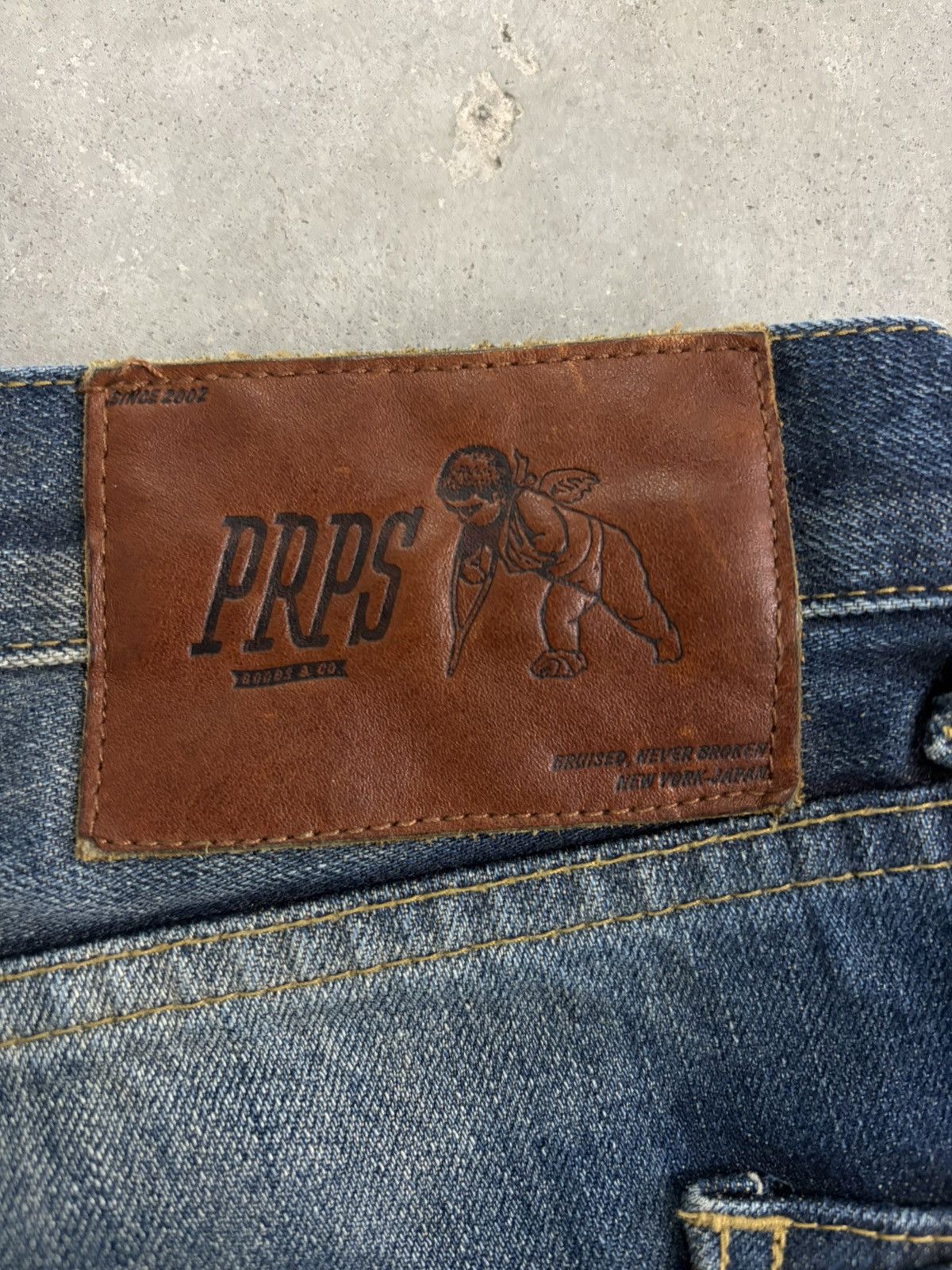 Prps Prps Japanese Dirt Washed Denim Jeans Size US 32 / EU 48 - 5 Thumbnail
