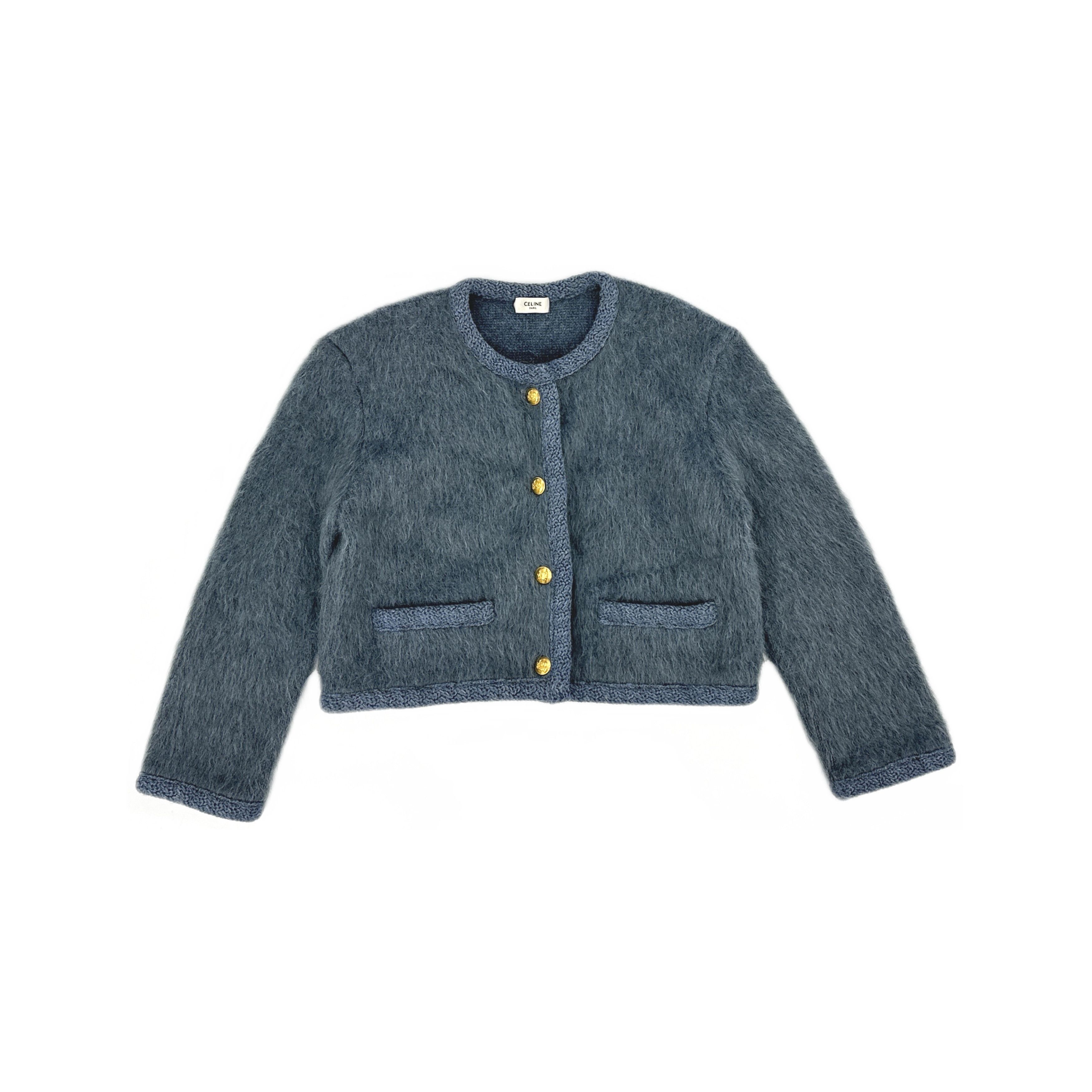 Celine CELINE Mohair Blend Cardigan Size M Size M / US 6-8 / IT 42-44 - 1 Thumbnail