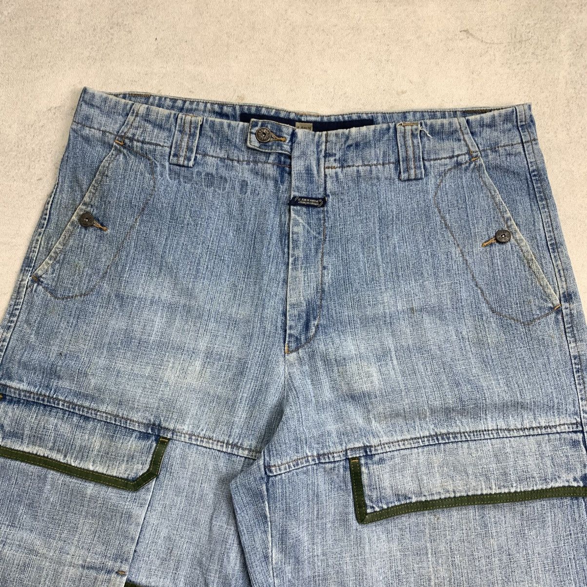 Marithe + Francois Girbaud Girbaud Baggy Jorts Denim Short Pants Multi Pocket Size US 38 / EU 54 - 5 Thumbnail
