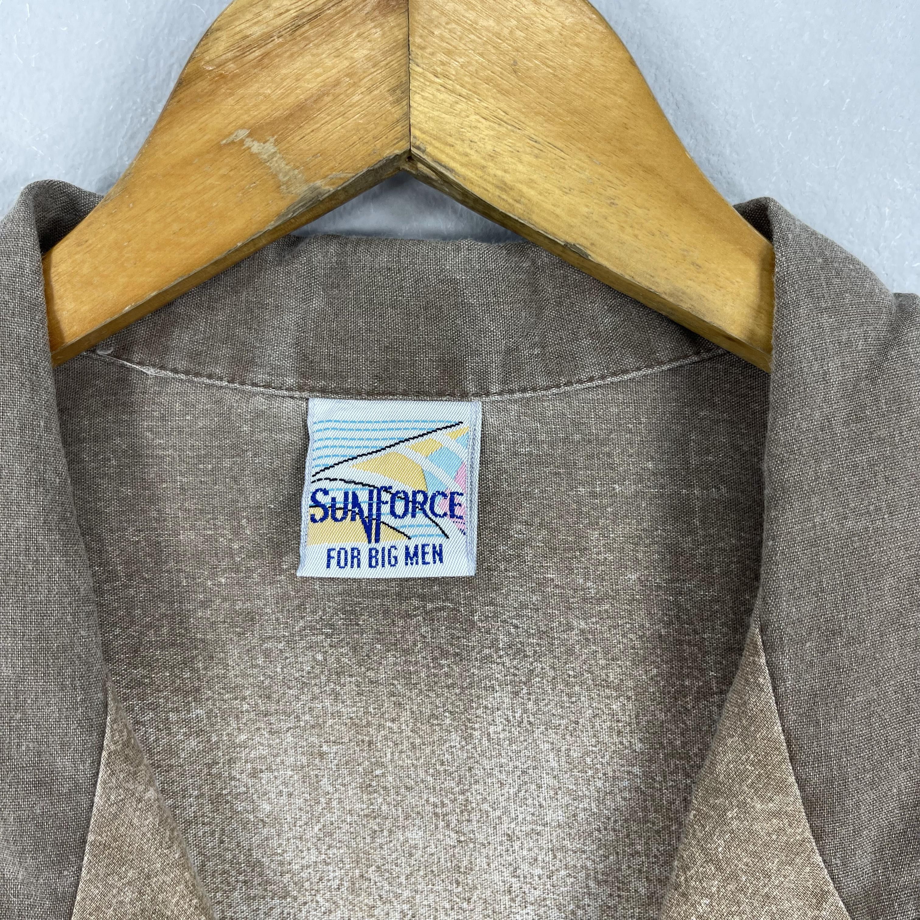 Vintage Vintage 90's Hawaiian Sunset Beach View Motive Shirt Size US XL / EU 56 / 4 - 4 Thumbnail