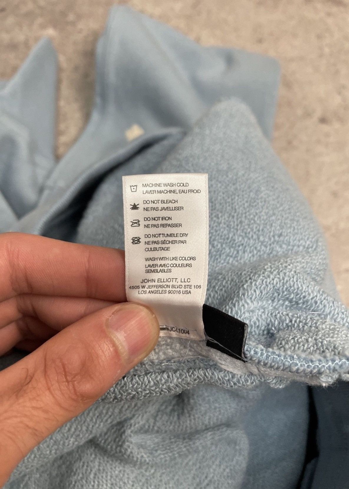 John Varvatos John Elliott Escobar Sweatpants - Glacier Blue Size US 30 / EU 46 - 15 Thumbnail