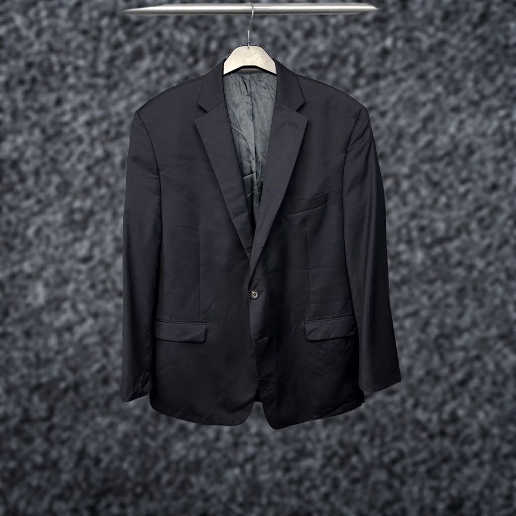 Polo Ralph Lauren VINTAGE Polo Ralph Lauren Blazer Men Wool Blue 46R 56R Jacket Two-Button Slim Fit Shirt Size US XXL / EU 58 / 5 - 1 Thumbnail