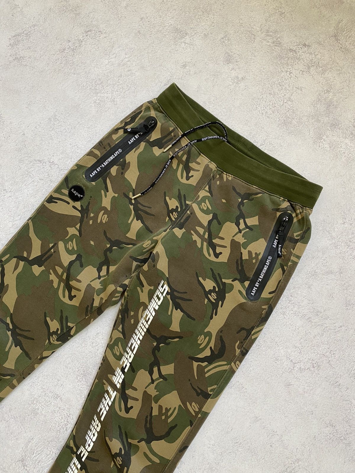 Aape Aape A Bathing Ape Mens Camo Joggers Size S Size US 28 / EU 44 - 4 Thumbnail