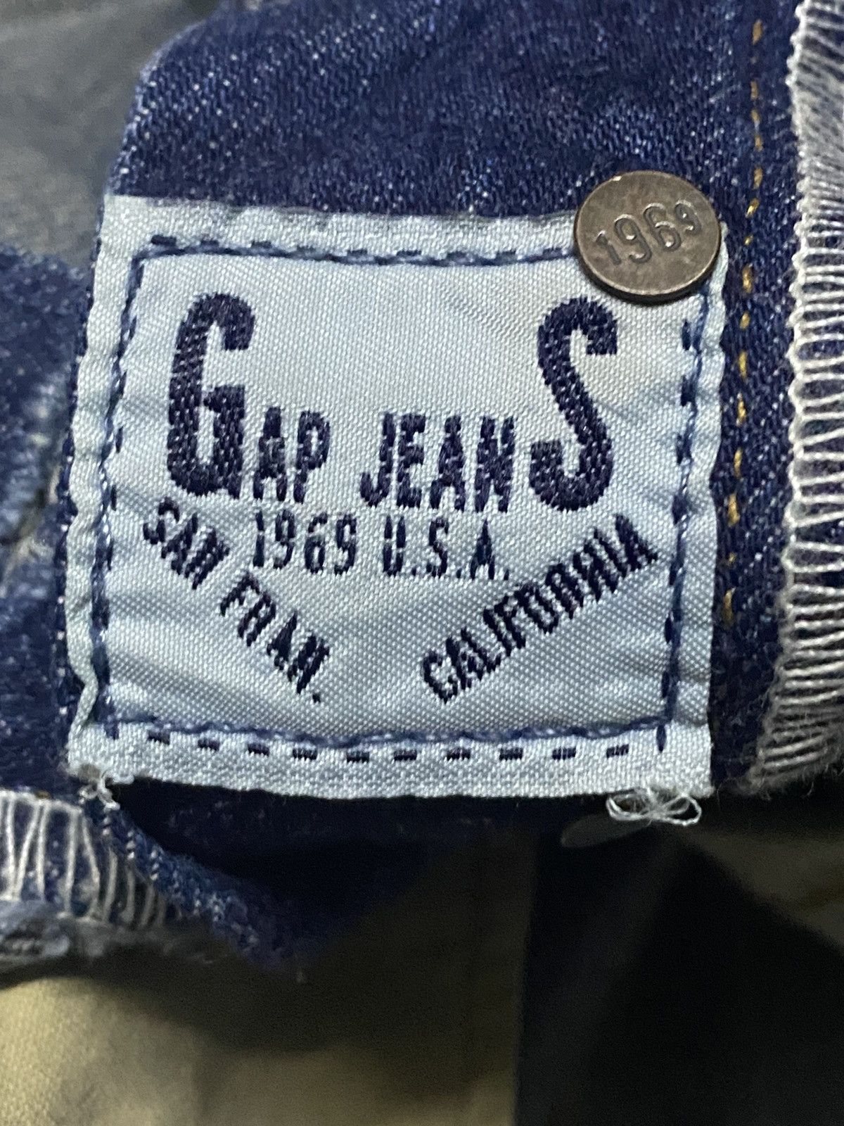 Japanese Brand Vintage Gap California USA Ghost Rider Loose Jeans Size US 31 - 16 Thumbnail