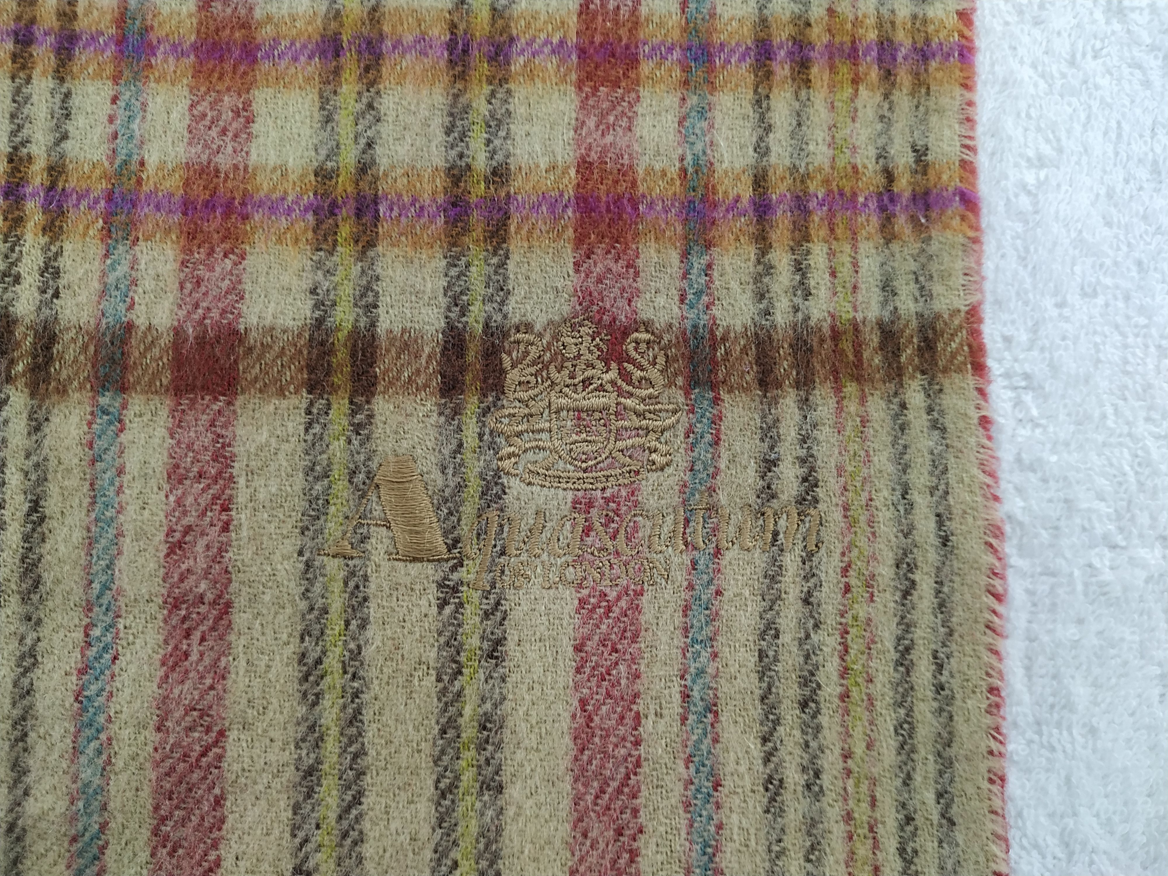 Aquascutum Vintage Auascutum Scarf/Muffler/Neckwear MF506 Size ONE SIZE - 5 Thumbnail