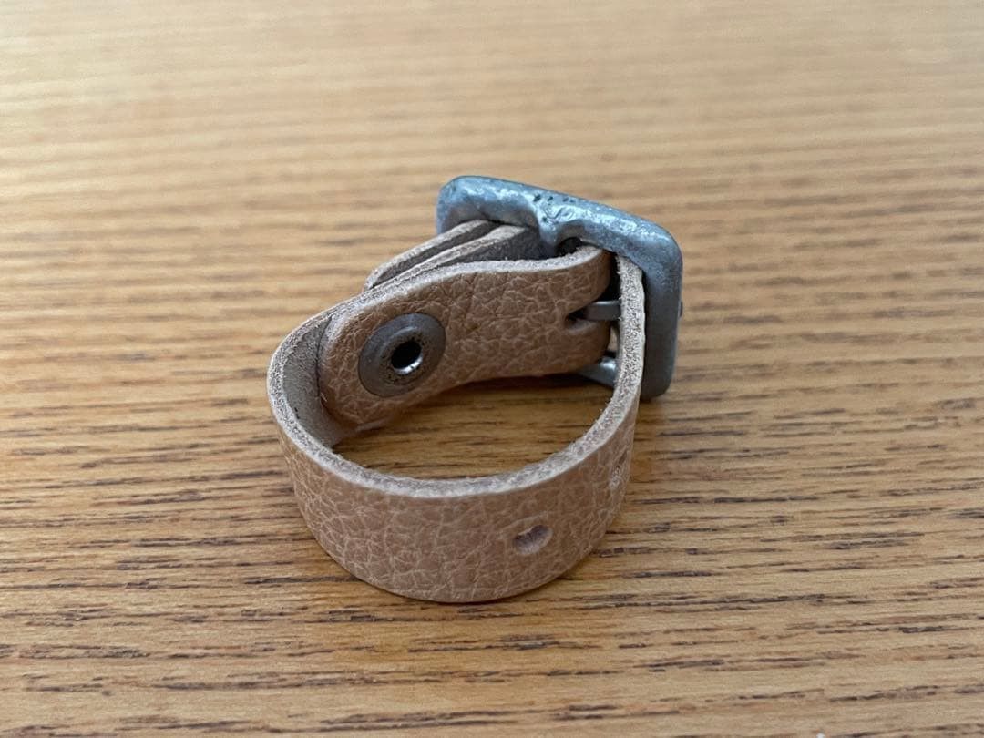 Maison Margiela Archive 1998 Artisanal Leather Belt Ring Size ONE SIZE - 2 Thumbnail