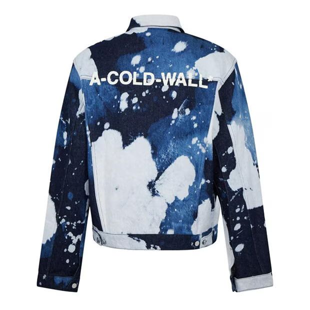 o1g2r1mq0524 Bleach Denim Jackets in Blue/White