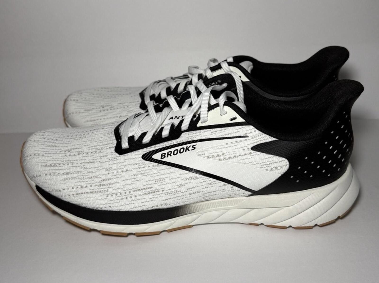 Brooks Brooks Anthem 7 Men's Sneaker White/ Black/ Tan Size 10.5 D Size US 10.5 / EU 43-44 - 1 Thumbnail