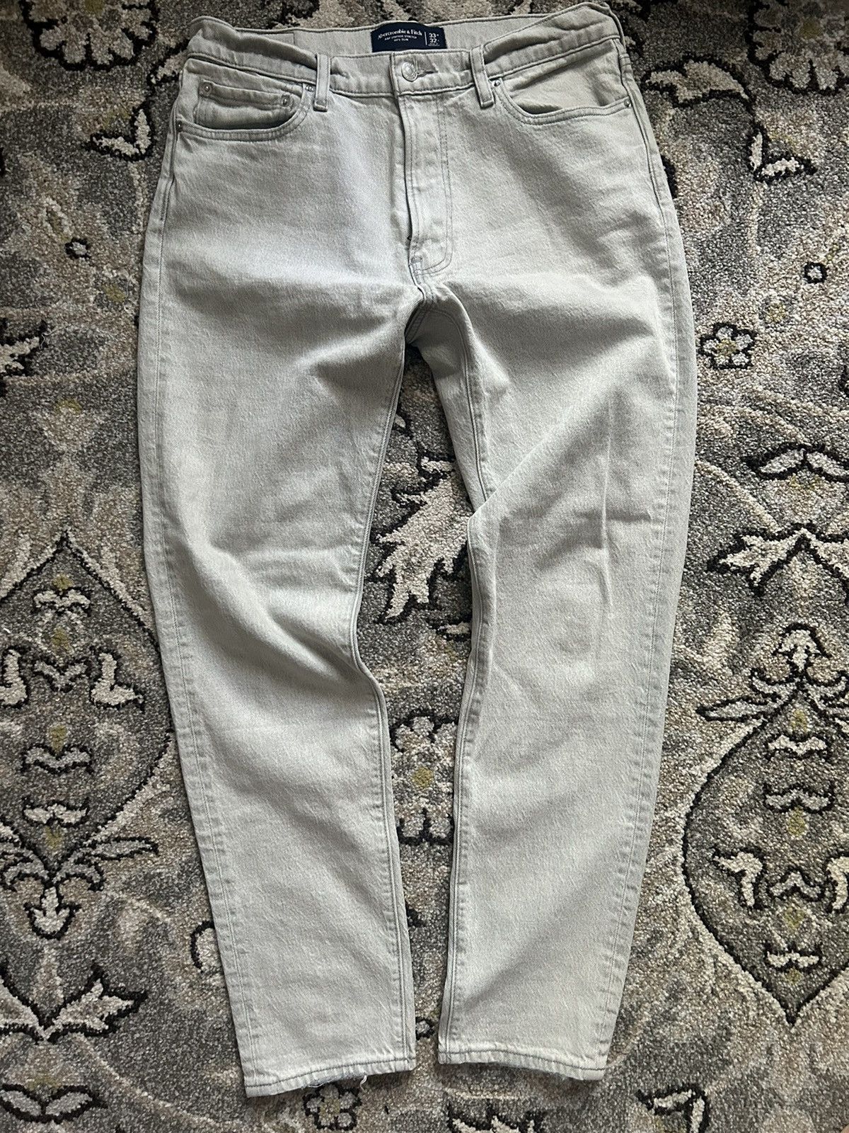 Abercrombie & Fitch Abercrombie 90s Slim Vintage Stretch Size US 33 - 1 Thumbnail