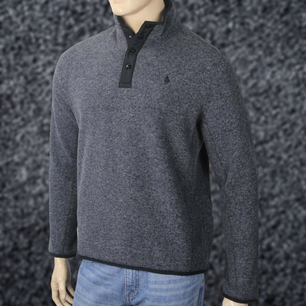 Polo Ralph Lauren Polo Ralph Lauren Half Snap Fleece Jacket Black Pony NWT Dark Grey M Size US M / EU 48-50 / 2 - 1 Preview