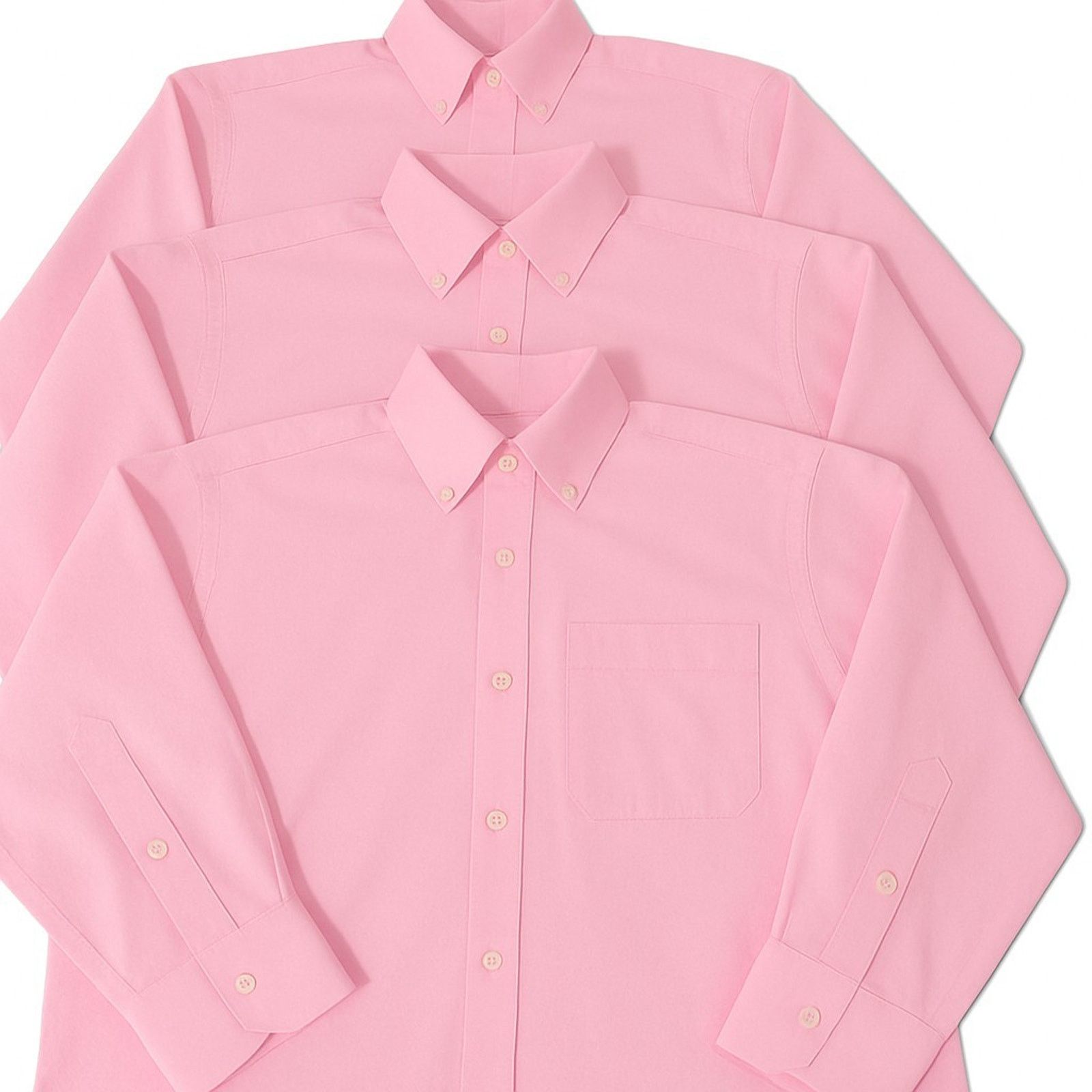 Proper Cloth LOT OF 4 PROPER CLOTH Pink L/S Dress Shirts Mens 17.5 - 33 Size US XXL / EU 58 / 5 - 2 Thumbnail